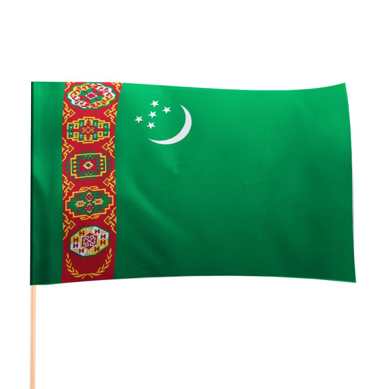 Flaga Turkmenistanu 60x90 cm Flaga Turkmenistanu 60x90 cm