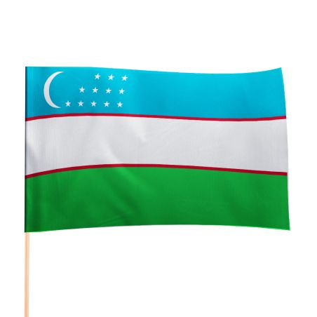Flaga Uzbekistanu 90x150 cm