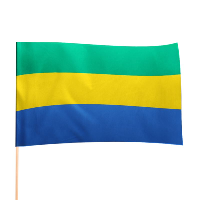 Flaga Gabonu różne wymiary Flaga Gabonu różne wymiary