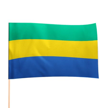 Flaga Gabonu różne wymiary