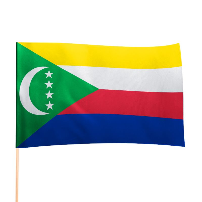 Flaga Komorów różne wymiary Flaga Komorów różne wymiary