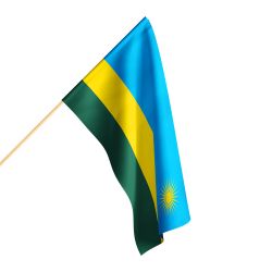 Flaga Rwandy szybko Flaga Rwandy szybko
