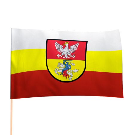 Flaga Białegostoku różne wymiary