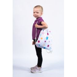 Plecak typu worek - Kolorowe gwiazdki