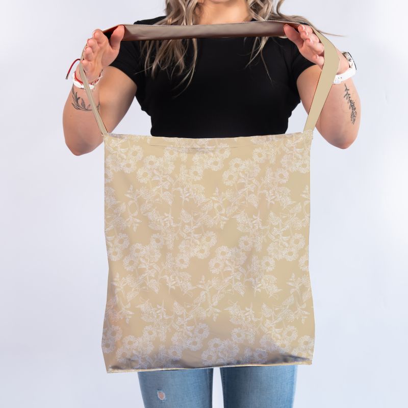 Torba materiałowa z nadrukiem - Słoneczniki