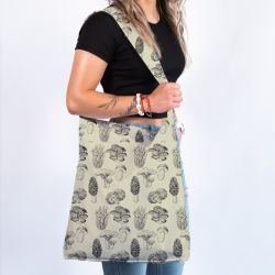 Torba na ramię z nadrukiem - Grzyby