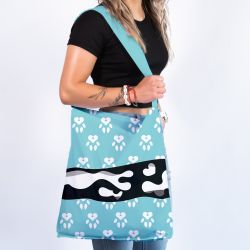 Torba na ramię z nadrukiem - Kot Przytulak