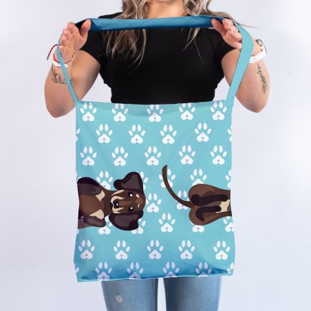 Torba z nadrukiem - Jamnik Przytulak