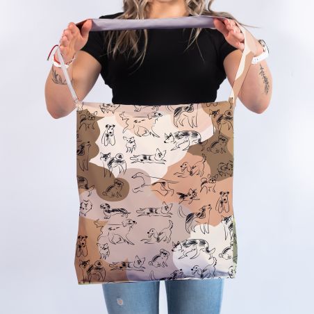 Torba materiałowa z nadrukiem - Psiaki