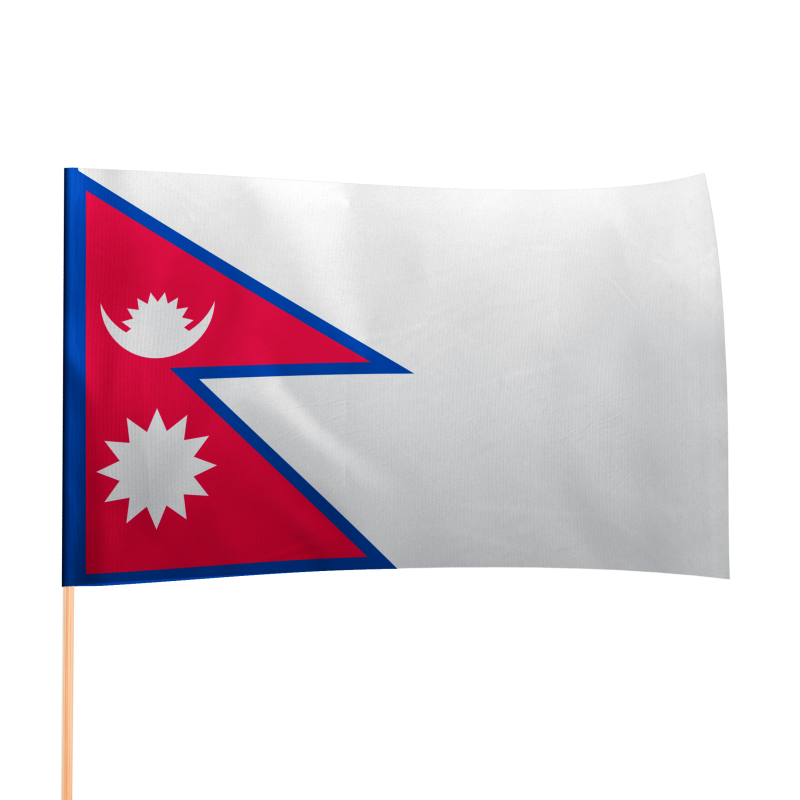 Flaga Nepalu protest