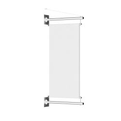 Uchwyt na flagę lu baner fasadowy ze stali nierdzewnej premium