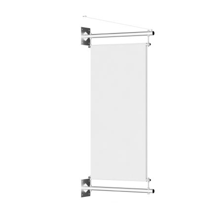 Uchwyt na flagę lu baner fasadowy ze stali nierdzewnej premium