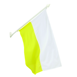Zestaw elewacyjny PVC do flag  - uchwyt, maszt 100cm ,wykończenie.