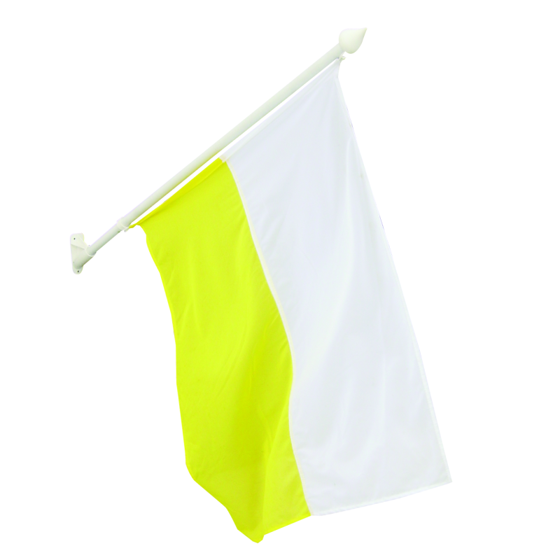 Uchwyt na flagę i maszt 100cm - zestaw elewacyjny PVC do flag