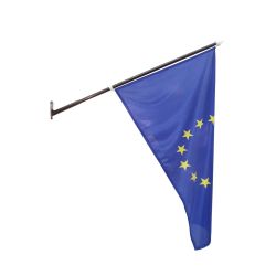 Zestaw fasadowy uchwyt + maszt 150cm aluminum