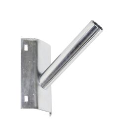 Stalowy uchwyt flagowy na słupy 25mm + paski montażowe i klucz