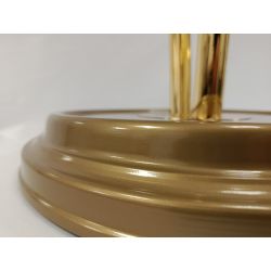 Podwójny stojak na flagi - duży, złoty