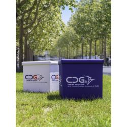 Kostka reklamowa kompaktowa 50cm - praktyczne rozwiązanie marketingowe