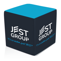 Kostka reklamowa z pianki z indywidualnym nadrukiem