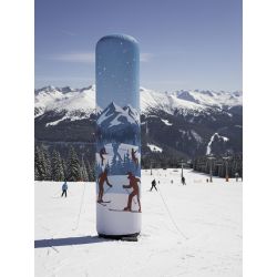 Dmuchany słup reklamowy 4m