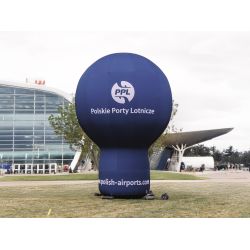 Balon reklamowy 4m "żarówka"
