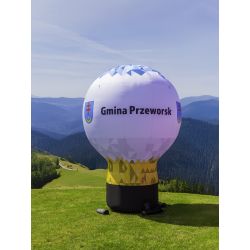 Balon reklamowy 4m "żarówka"