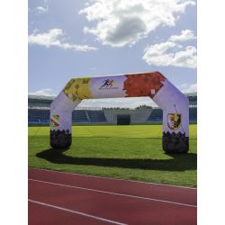 Brama reklamowa 8x4m - wentylatorowa