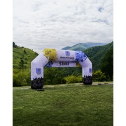 Brama reklamowa 6x4m - wentylatorowa