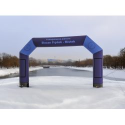 Brama reklamowa stałociśnieniowa 6x3,5m SLIM