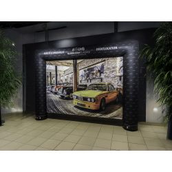 Brama reklamowa stałociśnieniowa prosokątna 4,5x3m SLIM