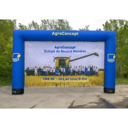 Brama reklamowa stałociśnieniowa prosokątna 4,5x3m SLIM