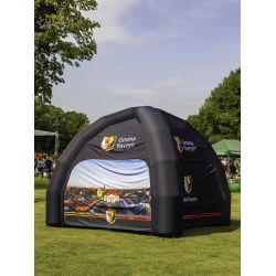 Namiot dmuchany reklamowy 4x4 FAT - rozłożenie w 2 minuty