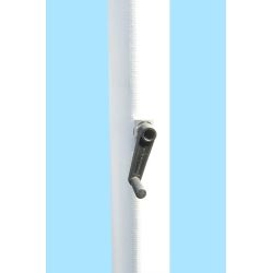 Maszt z włókna szklanego z wysięgnikiem i korbą