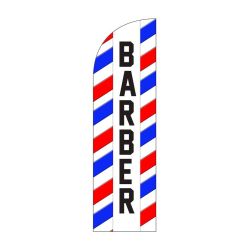 Żagiel reklamowy, flaga reklamowa "BARBER"