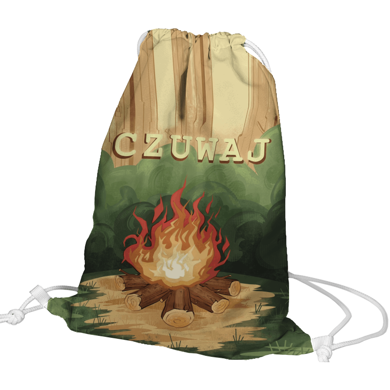Plecak worek - Ognisko