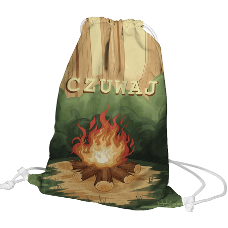Plecak worek - Ognisko