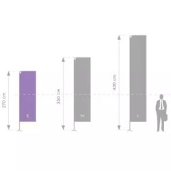 Maszt aluminiowy z ramieniem 2,7m