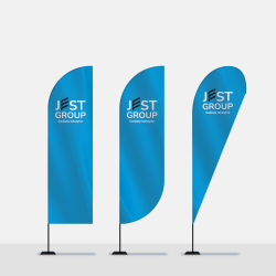 Maszt do flag aluminiowy M - 350cm