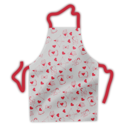 Fartuch kuchenny - list miłosny