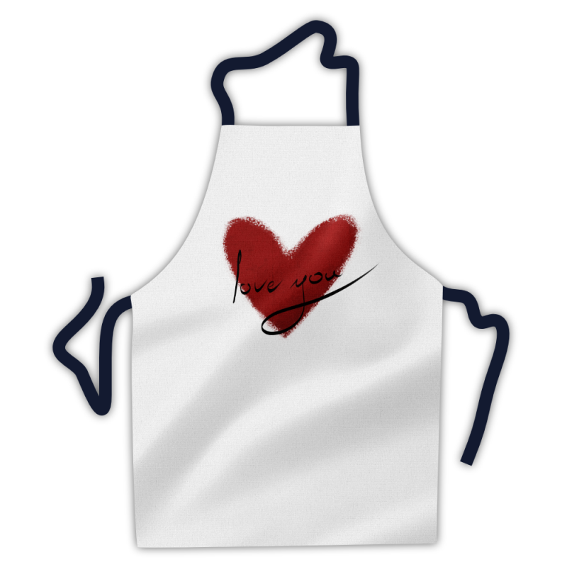 Fartuch kuchenny - I love you
