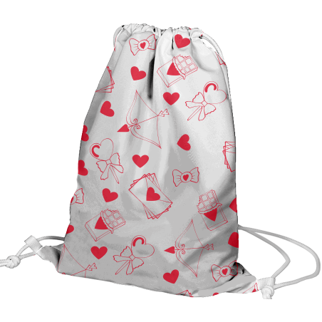 Plecak worek - list miłosny