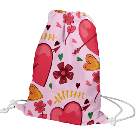 Plecak worek - strzała amora