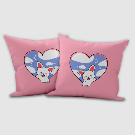 Poduszka 35x35cm „Króliczek” – dekoracyjna, z nadrukiem