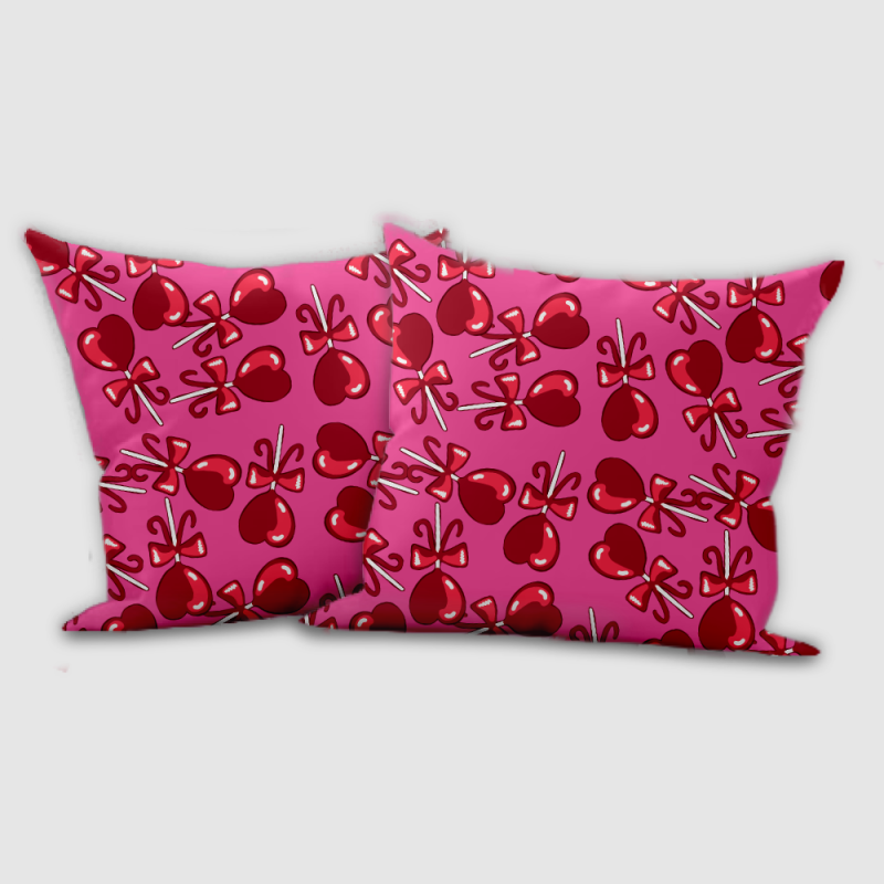 Poduszka 35x35cm „Słodka Miłość” – dekoracyjna, z nadrukiem