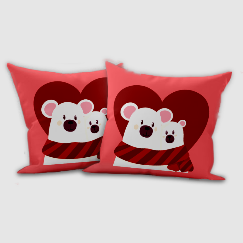 Poduszka 35x35cm „Tulisie” – dekoracyjna, z nadrukiem