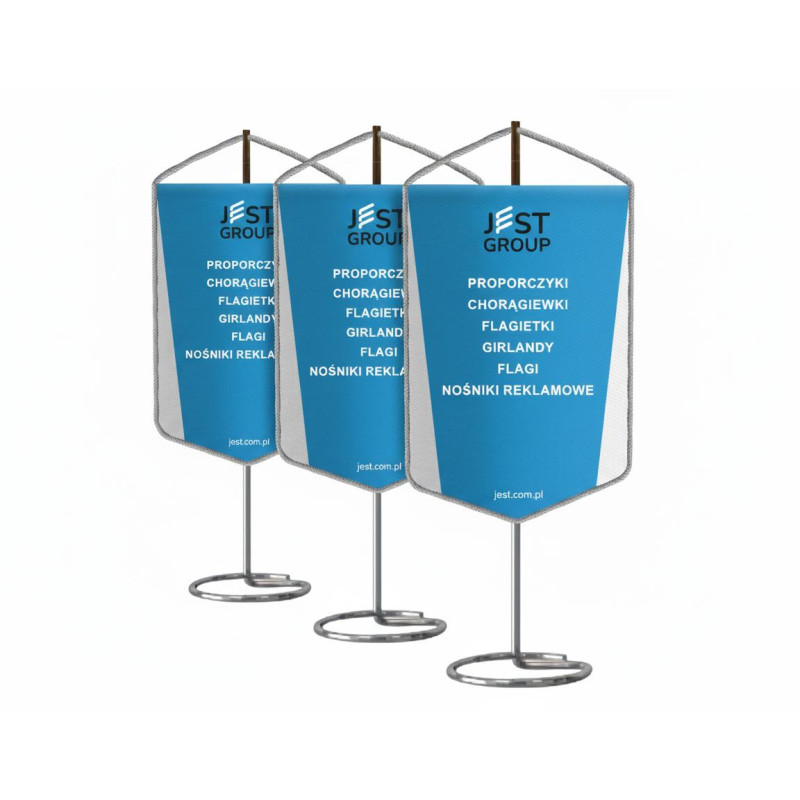 Proporczyki personalizowane z nadrukiem | Dowolny rozmiar i kształt