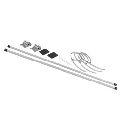 Maszt uliczny Alley podwójny – system do flag i banerów reklamowych