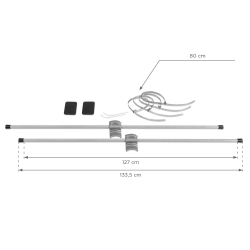 Maszt uliczny Alley podwójny – system do flag i banerów reklamowych