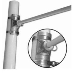 Maszt uliczny Alley XL – system do flag i banerów reklamowych