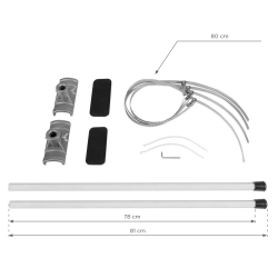 Maszt uliczny Alley XL – system do flag i banerów reklamowych